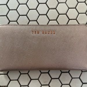 Ted Baker rose gold wallet